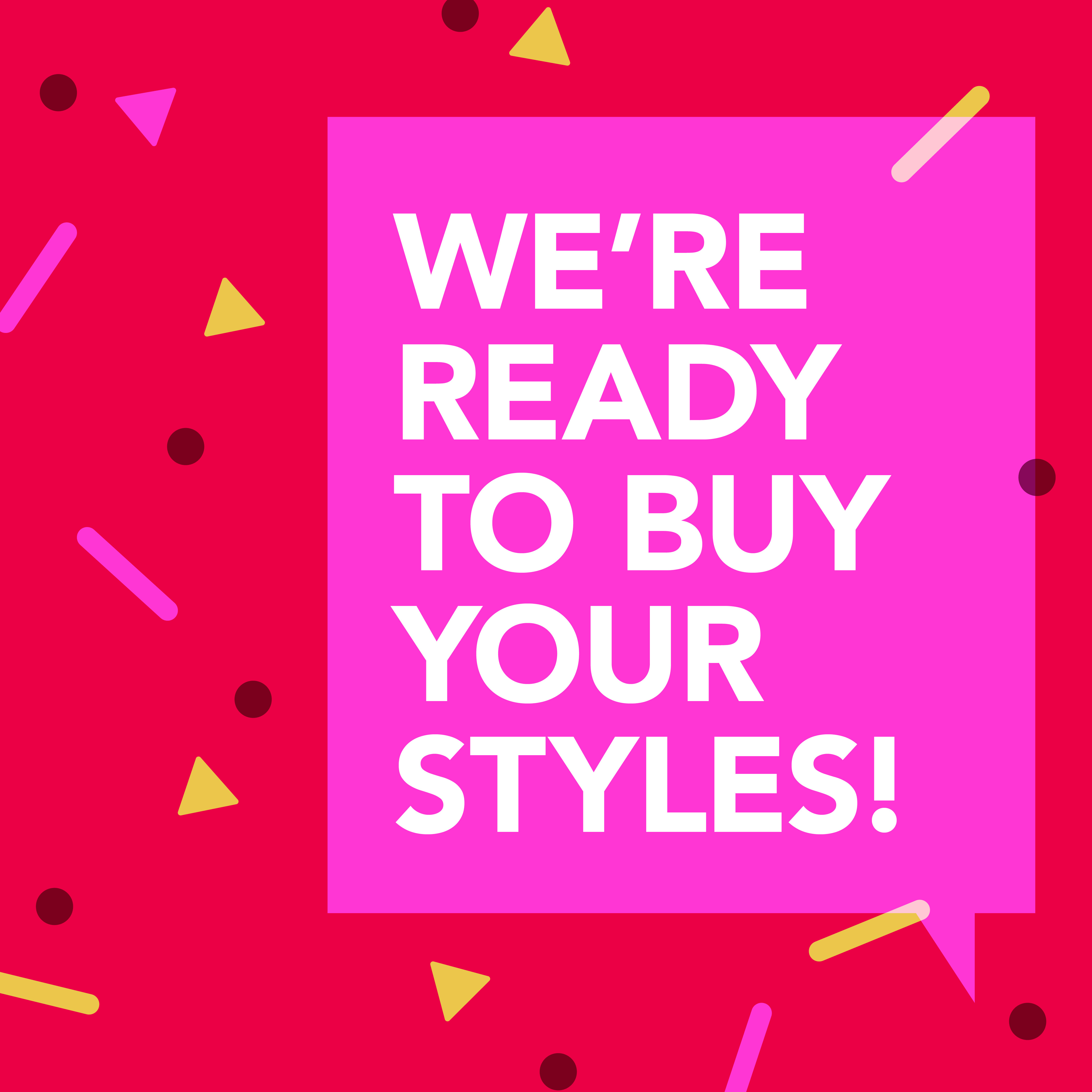 ready to buy your styles